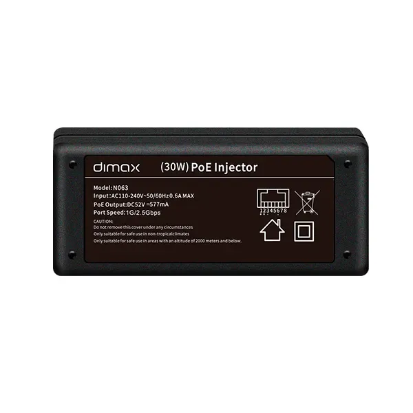 INYECTOR POE *30W, MODELO: N063, SKU: N063, MARCA: DIMAX