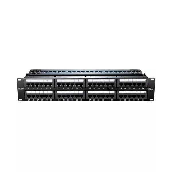 PATCH PANEL *48 PUERTOS*CAT6, MODELO: PP6-48P, SKU: JE0078, MARCA: DIMAX